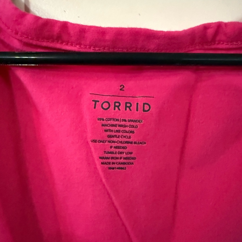 Torrid Bright Pink Foxy Dress - Picture 4 of 6